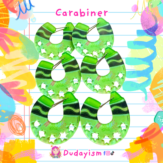 Crayon: Green - Carabiner