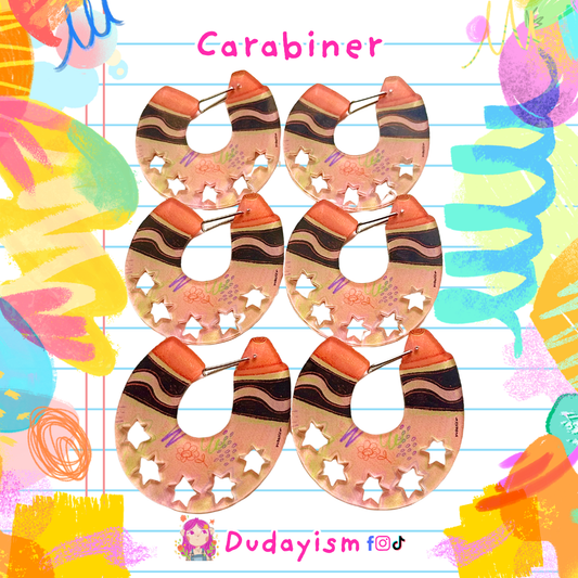 Crayon: Orange - Carabiner