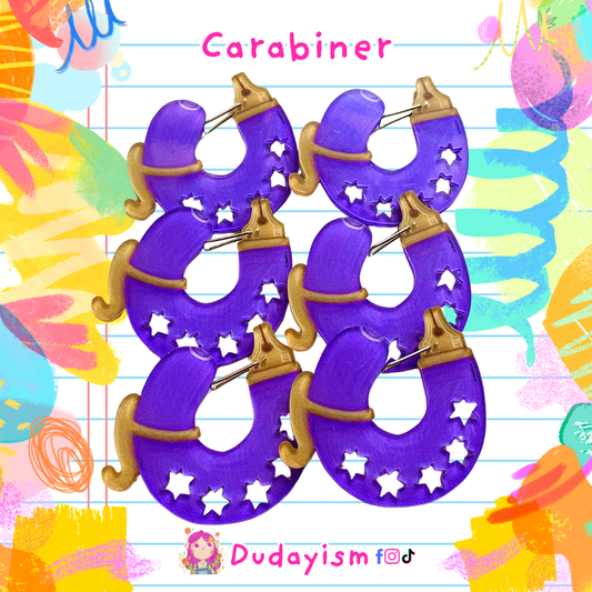 Fountain Pen: Purple - Carabiner