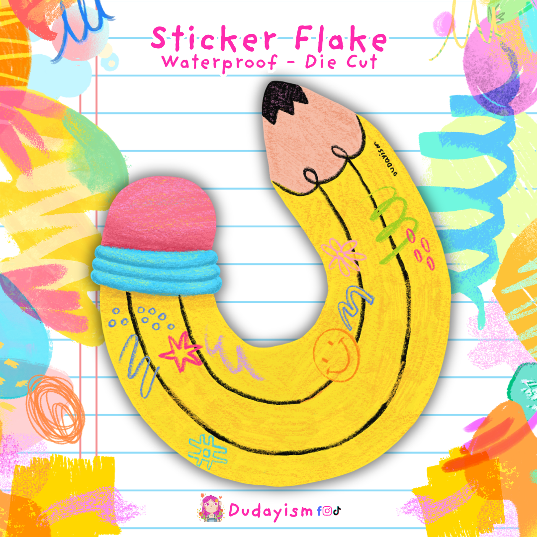 Pencil - Sticker Flake