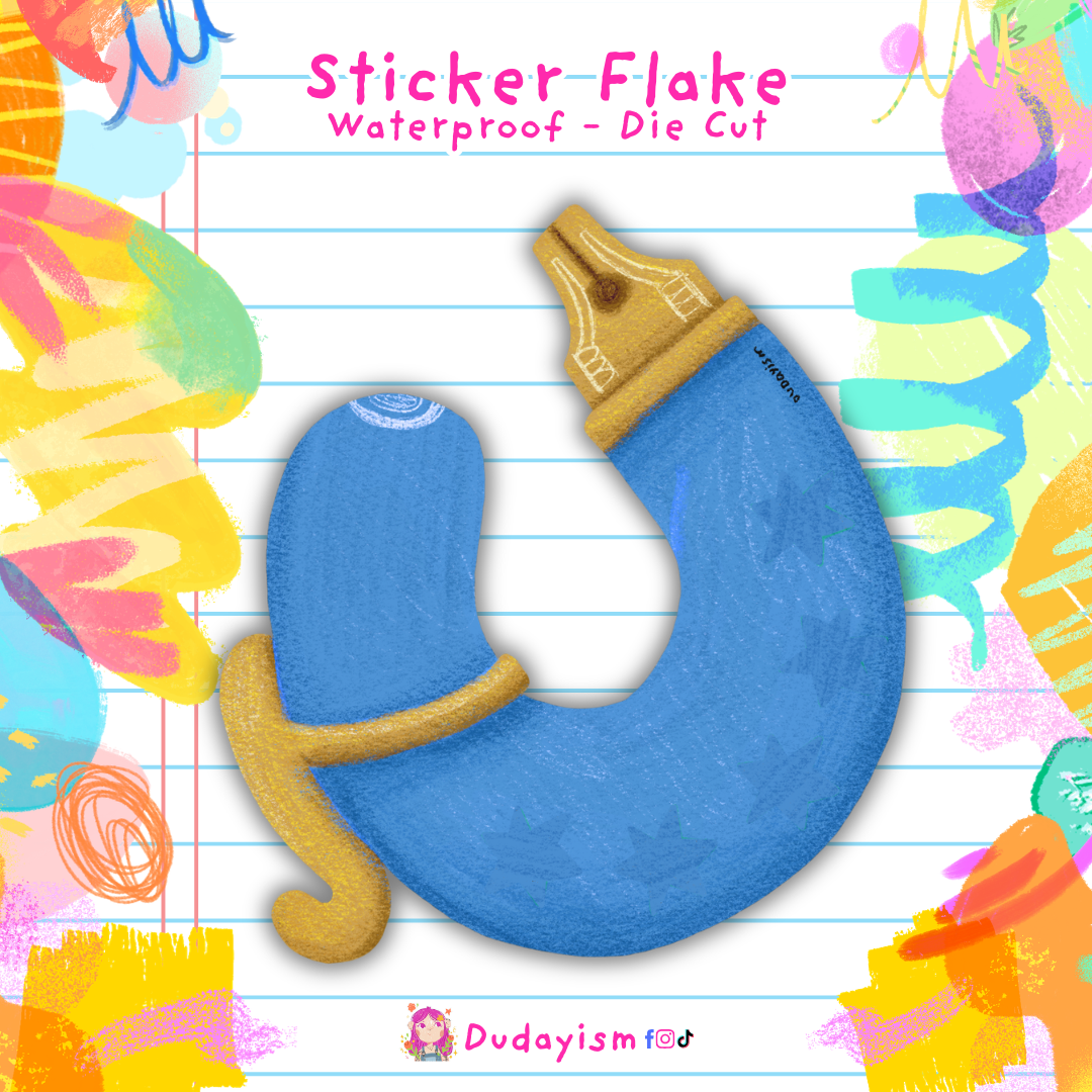 Fountain Pen - Sticker Flake