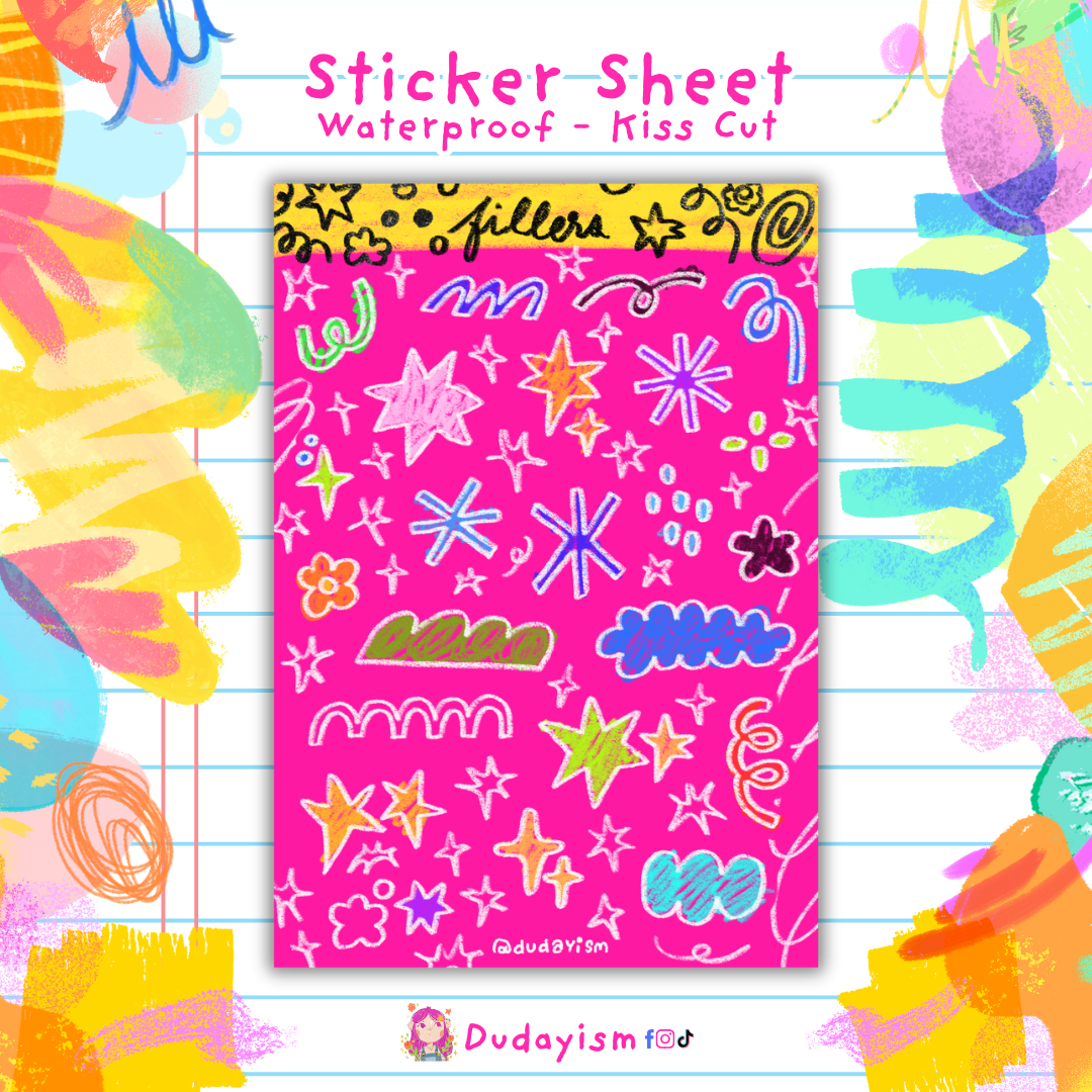Fillers - Sticker Sheet