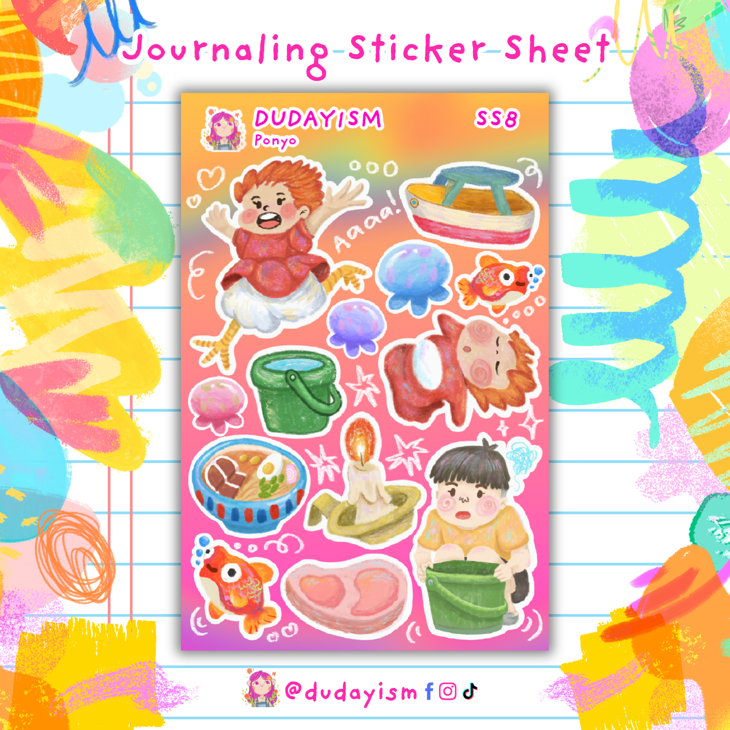 Ponyo - Sticker Sheet
