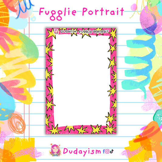 Fugglie Portrait - Hand Drawn