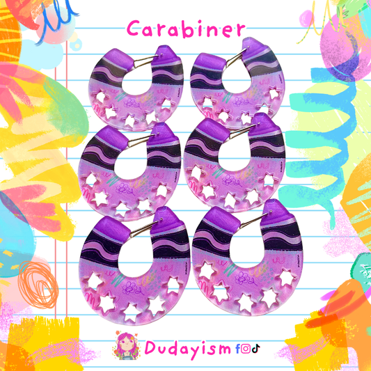 Crayon: Purple - Carabiner
