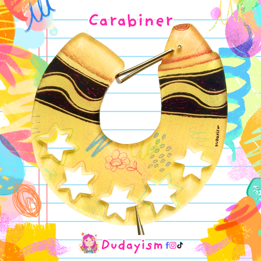 Crayon: Yellow - Carabiner