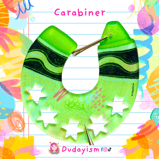 Crayon: Green - Carabiner