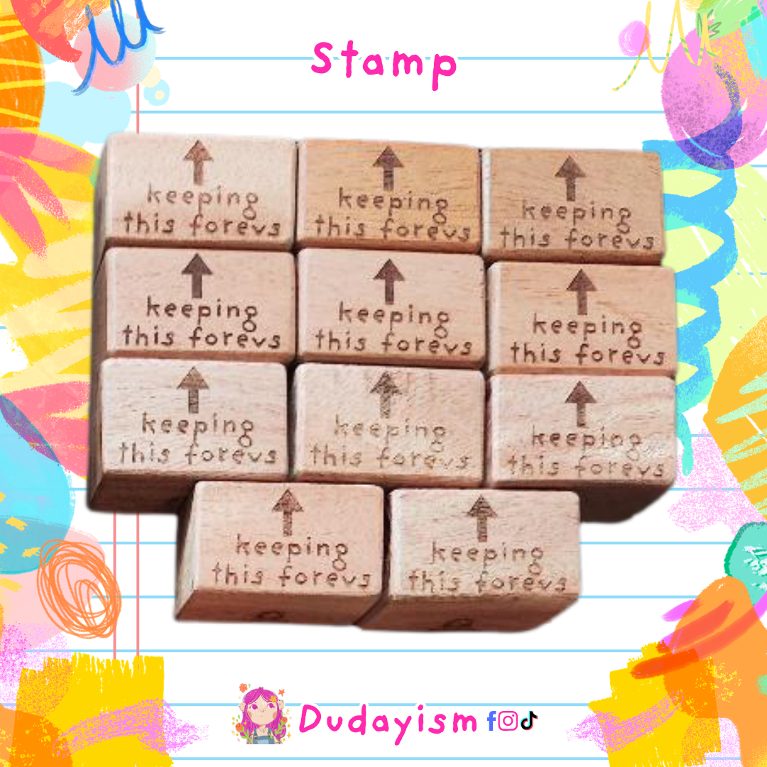 Keeping This Forevs - Rubber Stamp