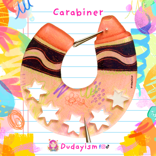Crayon: Orange - Carabiner