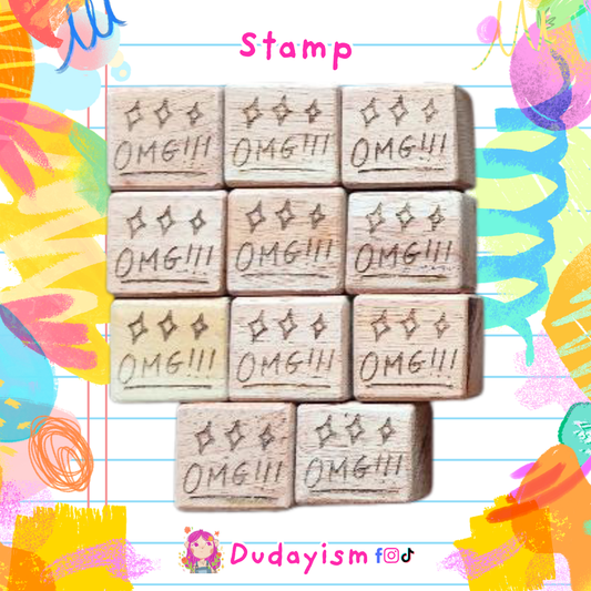 OMG!!! - Rubber Stamp
