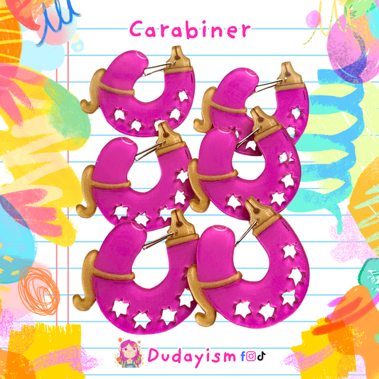Fountain Pen: Pink - Carabiner