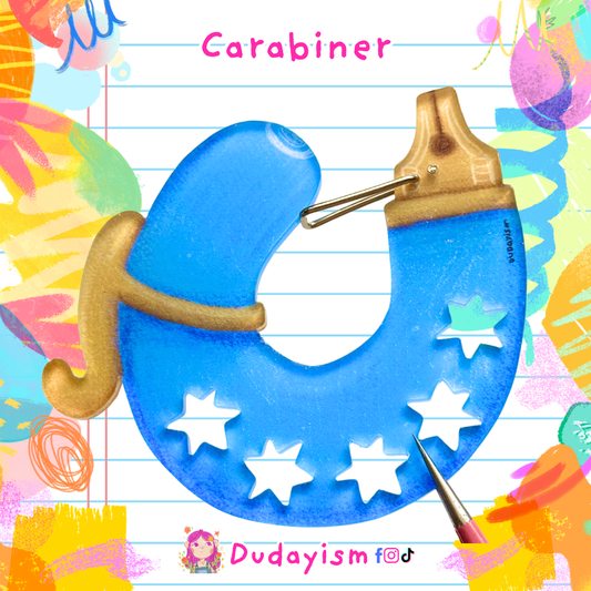 Fountain Pen: Blue - Carabiner