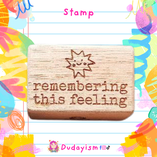 Remembering This Feeling - Rubber Stamp