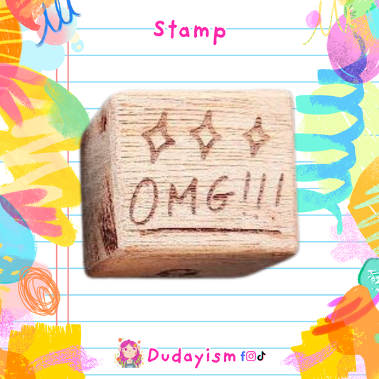 OMG!!! - Rubber Stamp
