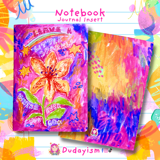 Leave A Little Sparkle | A5 Notebook