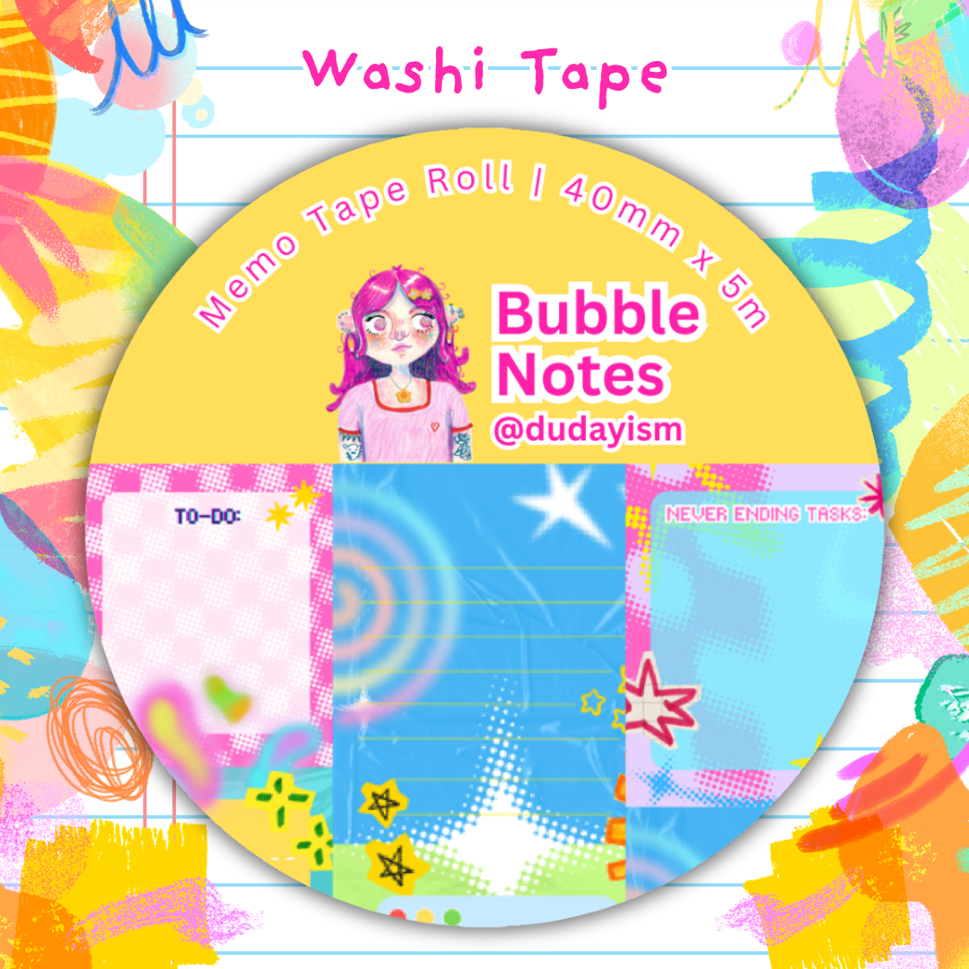 Bubble Notes - Memo Roll Tape