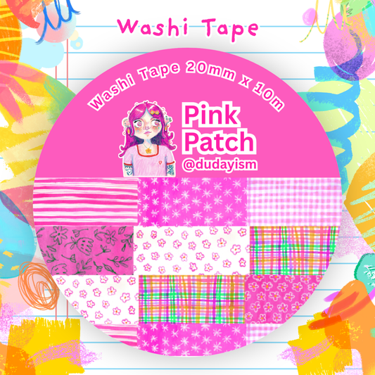 (UPCOMING) Pink Patches - Washi Tape