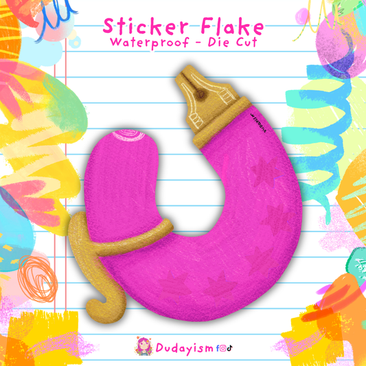 Fountain Pen - Sticker Flake