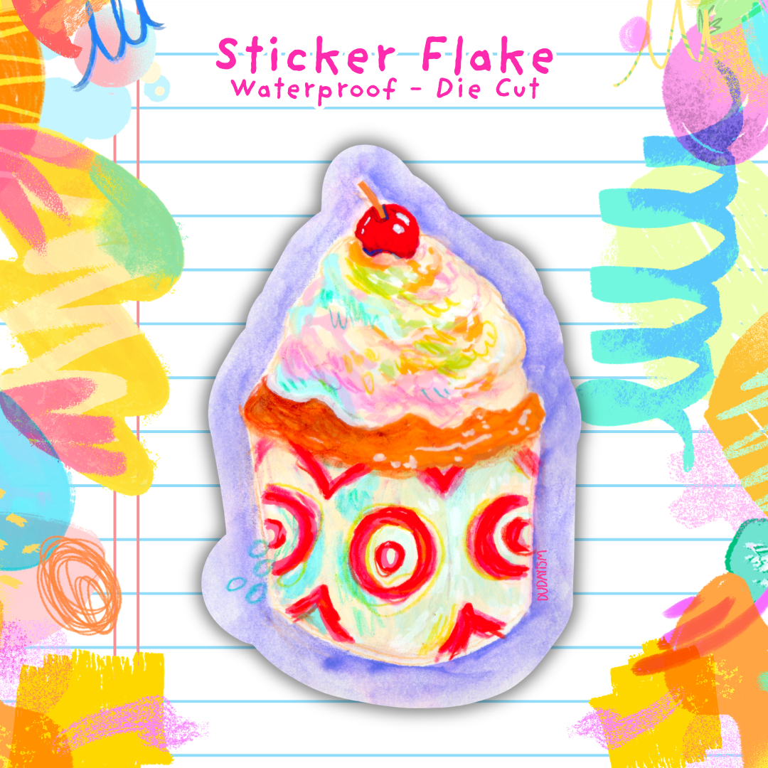 Cupcake Dream - Sticker Flake