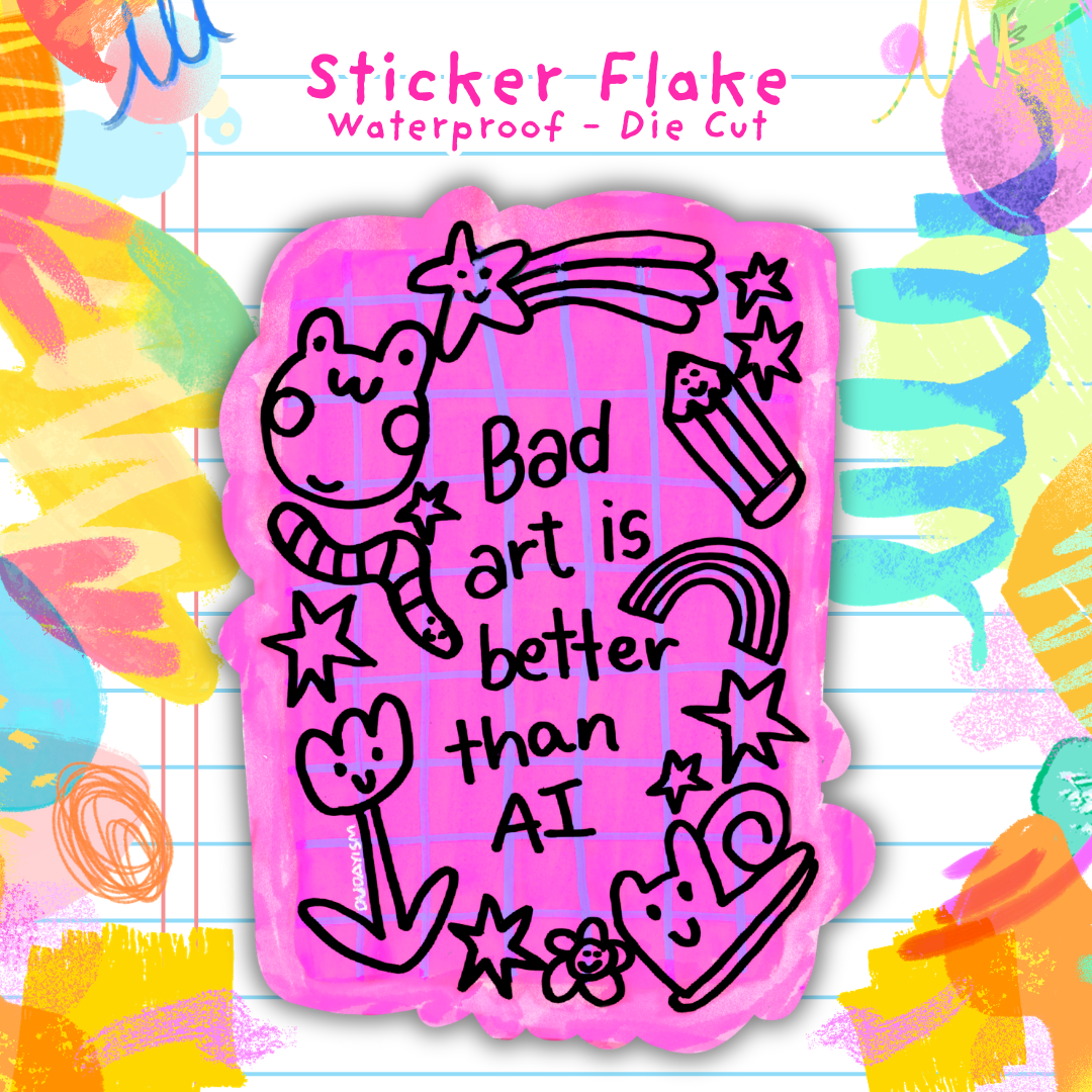 Bad Art Is Better Than AI