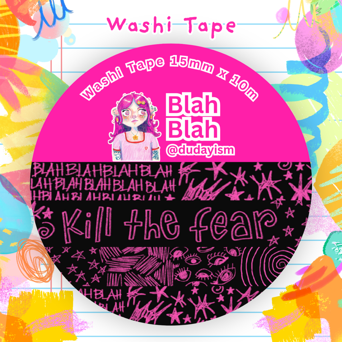 (UPCOMING) Blah Blah - Washi Tape