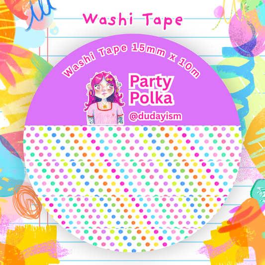 (UPCOMING) Party Polka - Washi Tape