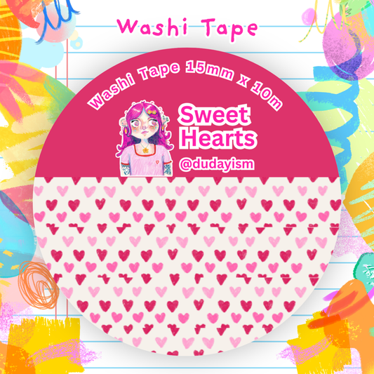 (UPCOMING) Sweet Hearts - Washi Tape