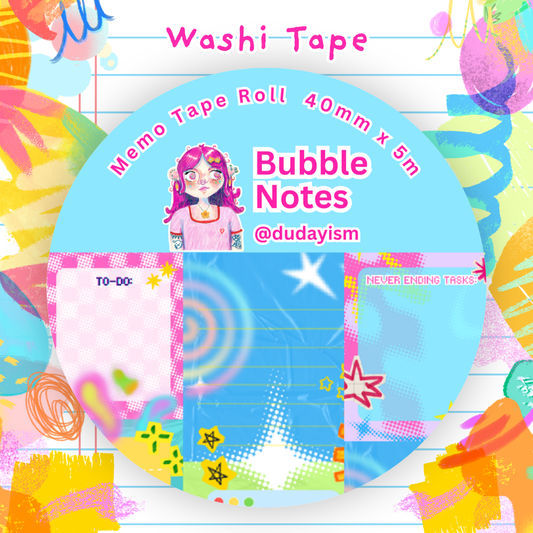 Bubble Notes - Memo Tape Roll