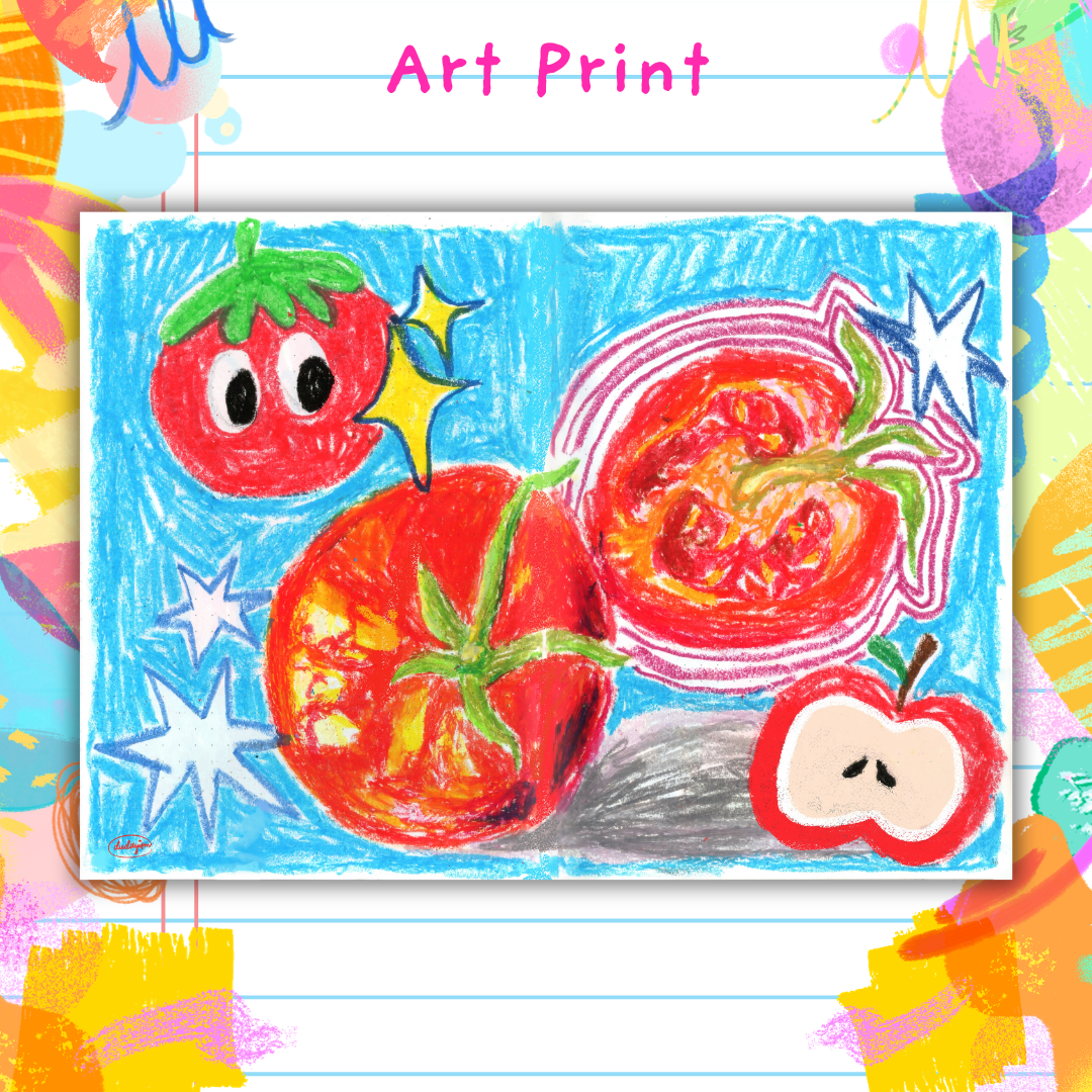 Sparkly Tomato - Art Print