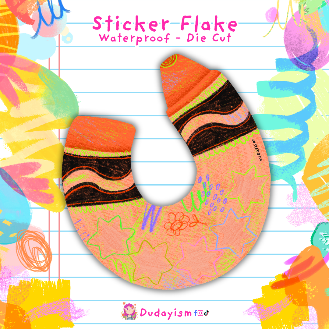 Crayon - Sticker Flake