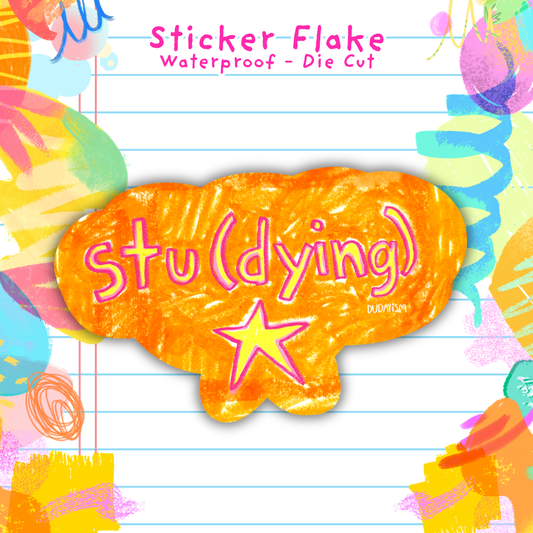 Stu (Dying) - Sticker Flake