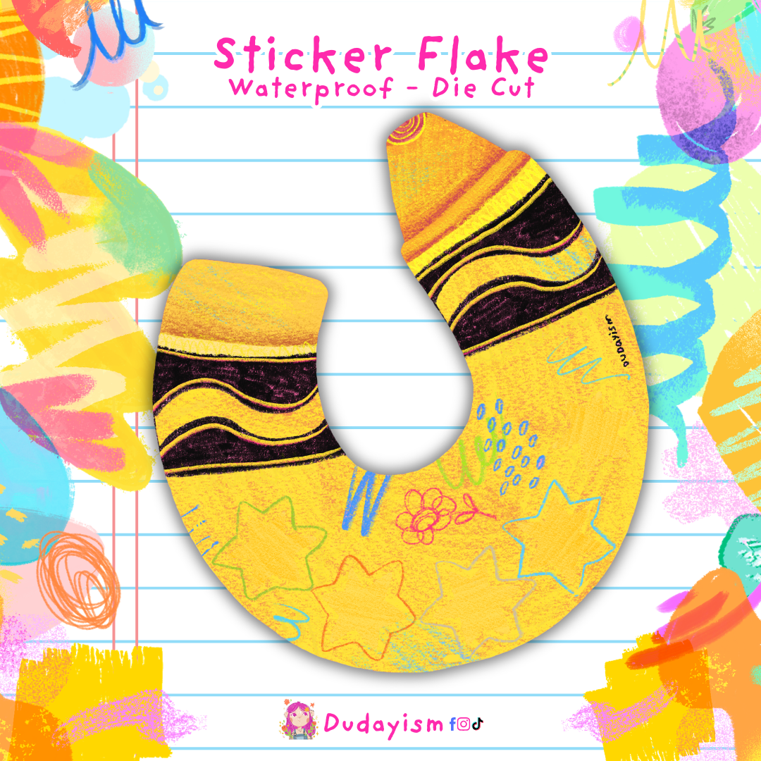 Crayon - Sticker Flake