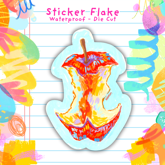 Apple Bite - Sticker Flake