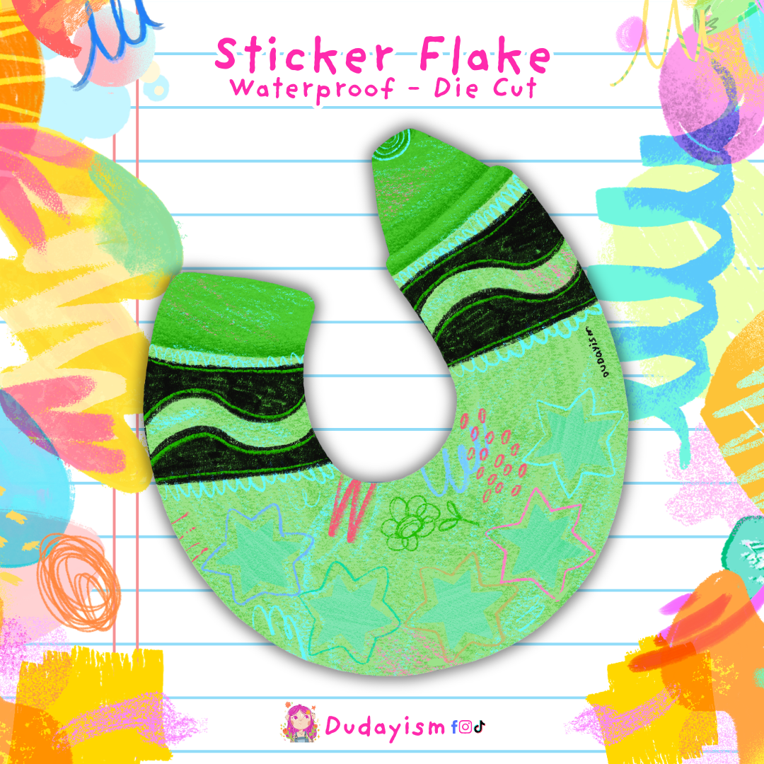Crayon - Sticker Flake