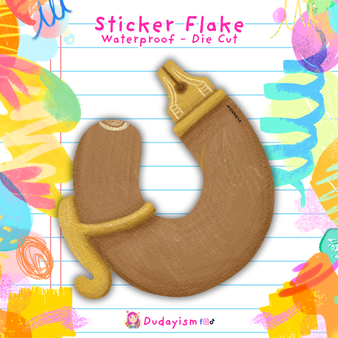 Fountain Pen - Sticker Flake