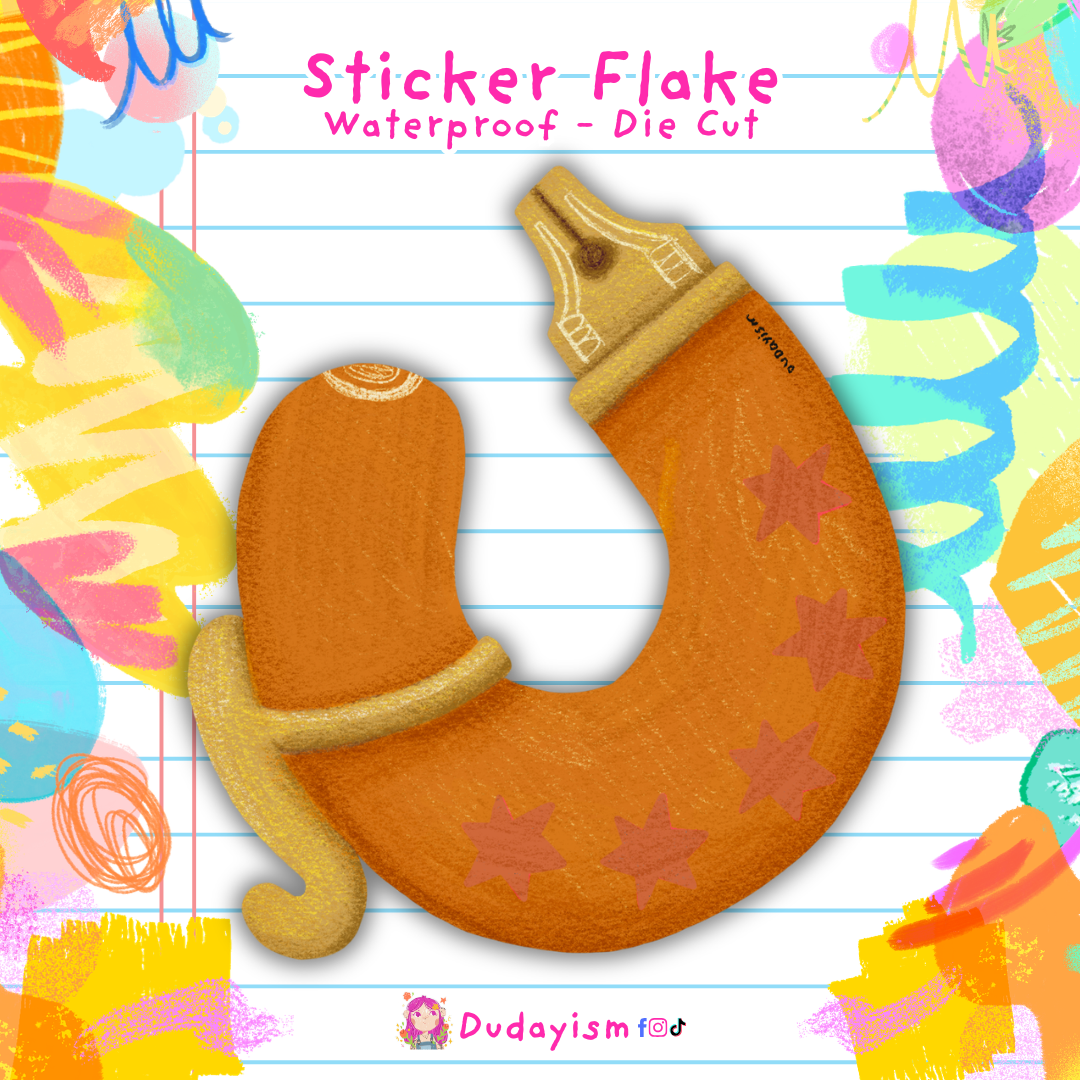 Fountain Pen - Sticker Flake