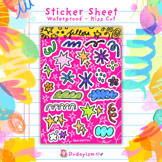 Fillers - Sticker Sheet