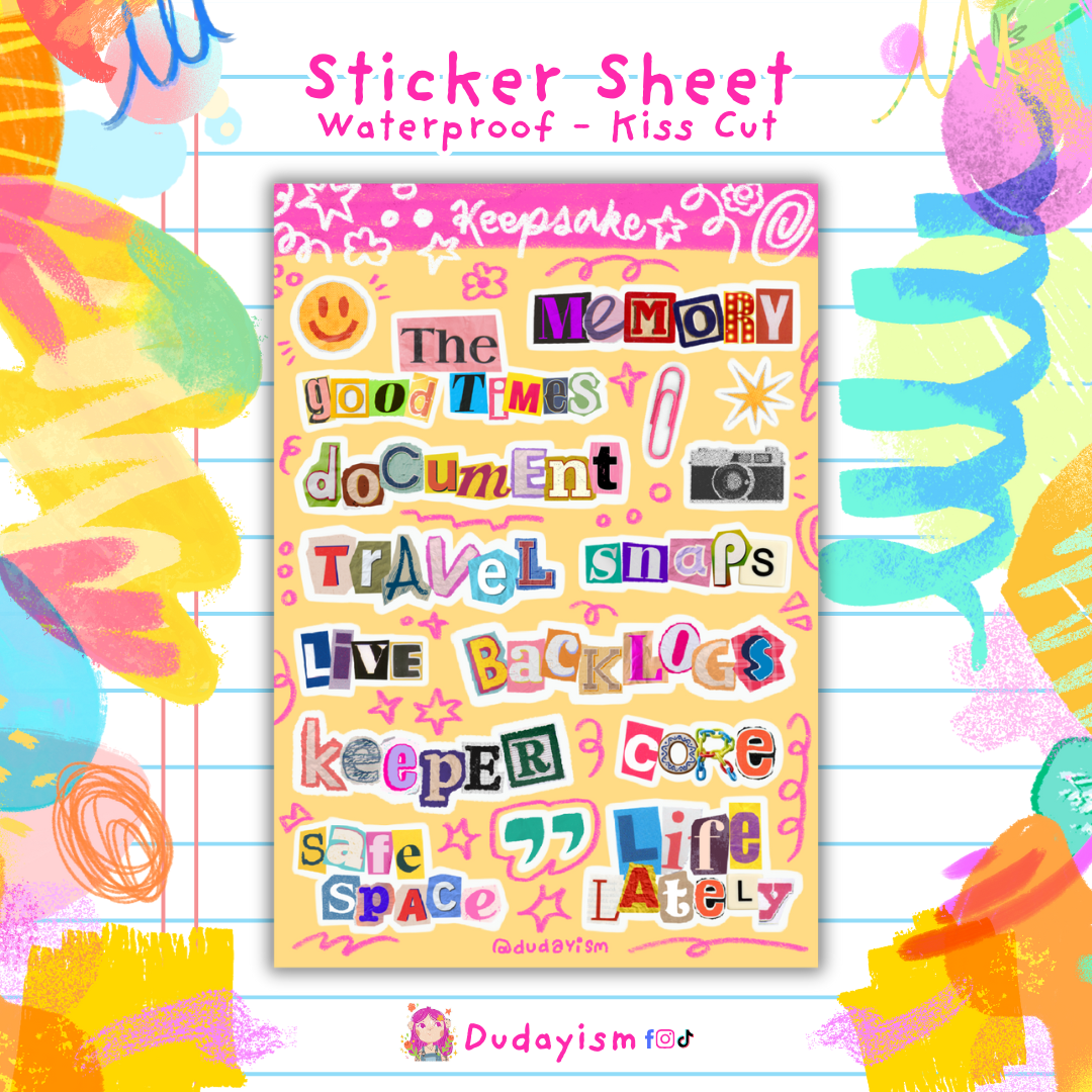 Keepsake - Sticker Sheet