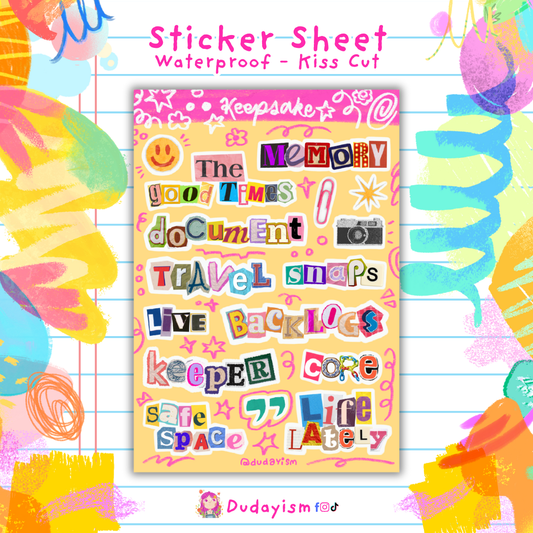 Keepsake - Sticker Sheet