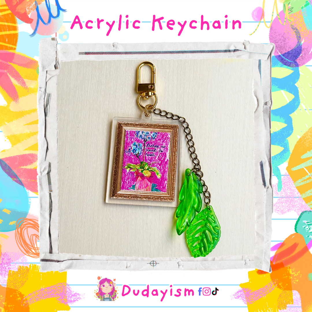 There's No Need To Rush - Keychain