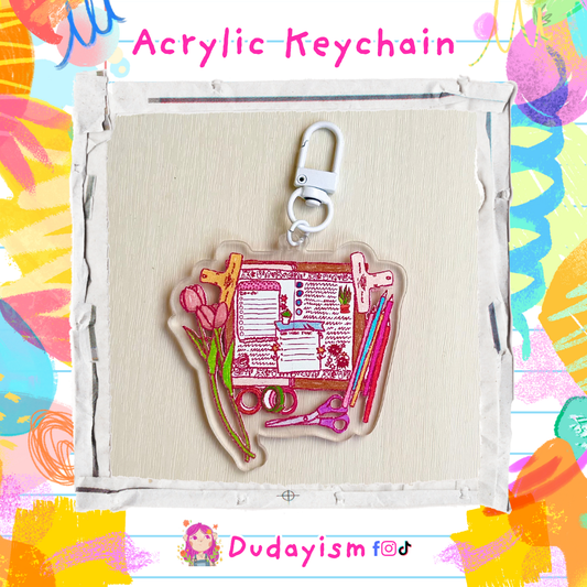 Journal Spread - Keychain