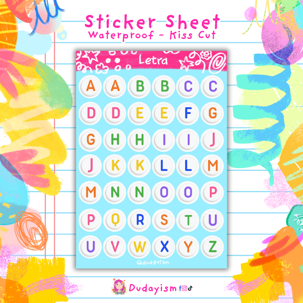 Letra - Sticker Sheet – Dudayism