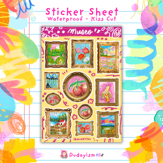 Museo- Sticker Sheet