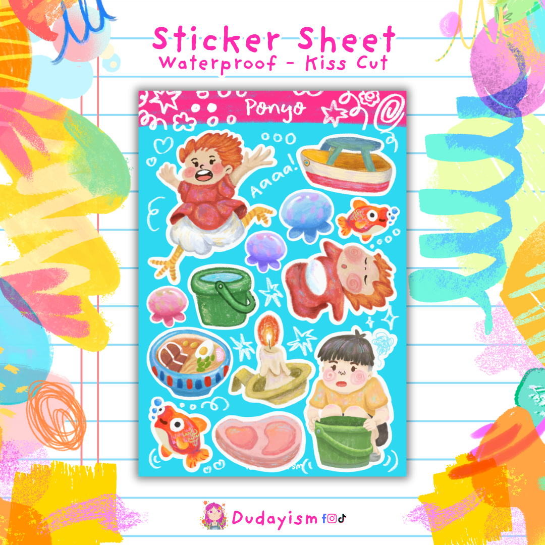 Ponyo - Sticker Sheet