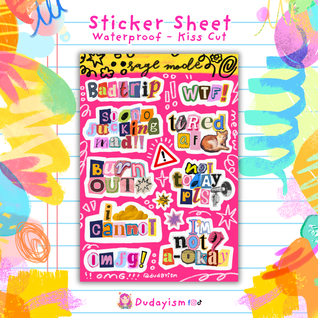 Rage Mode - Sticker Sheet