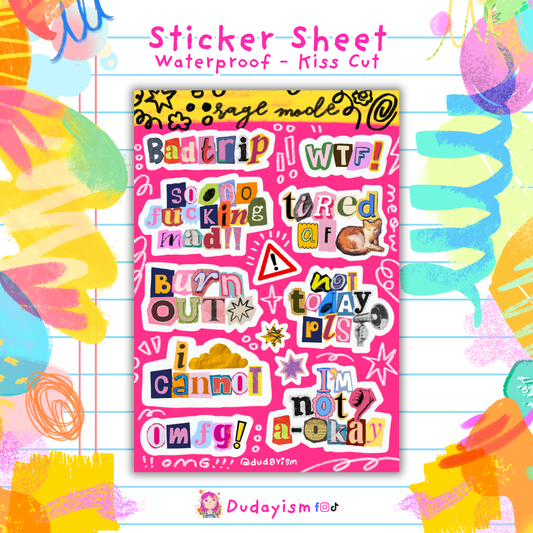 Rage Mode - Sticker Sheet