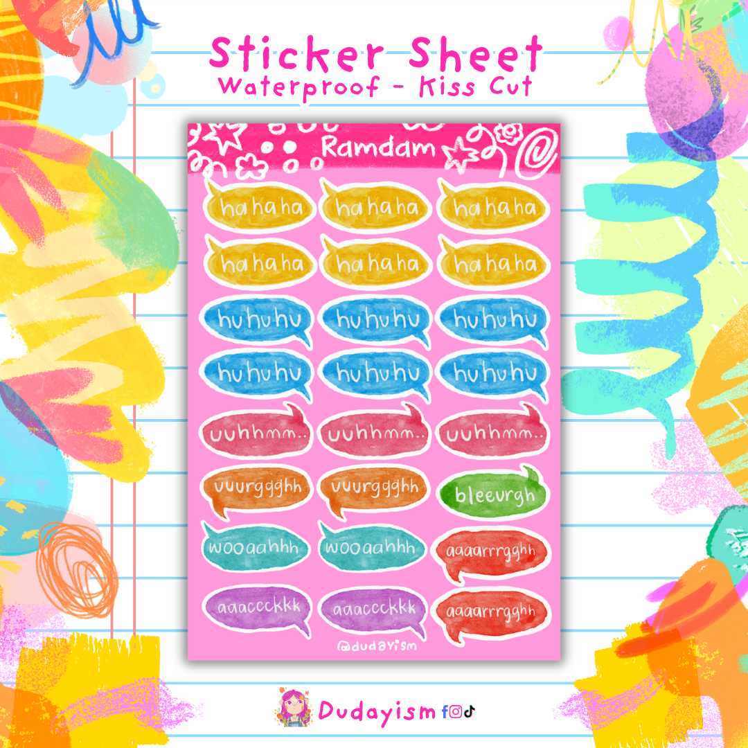Ramdam - Sticker Sheet