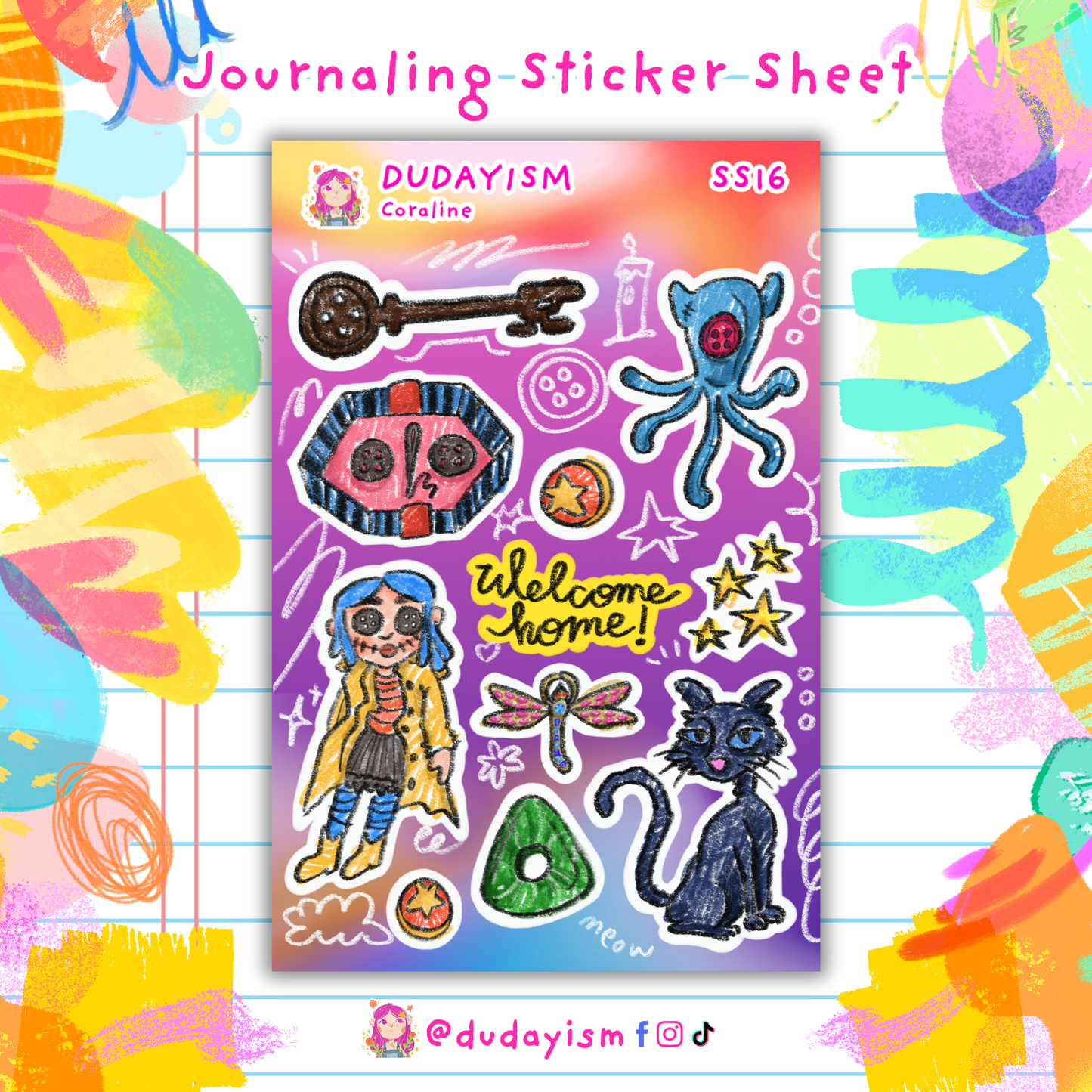 Coraline - Sticker Sheet