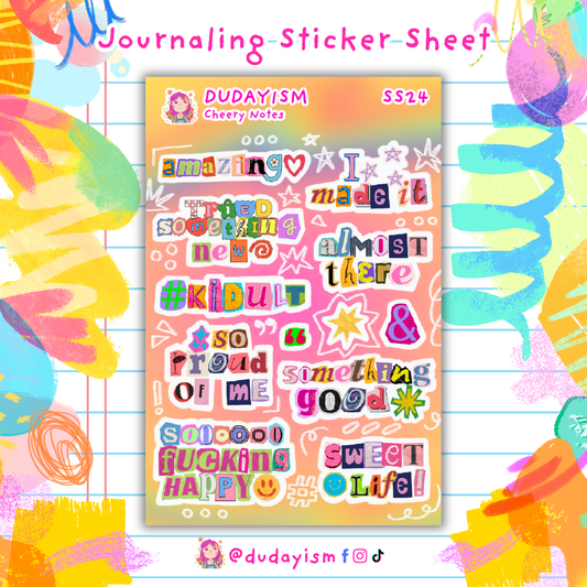 Cheery Notes - Sticker Sheet