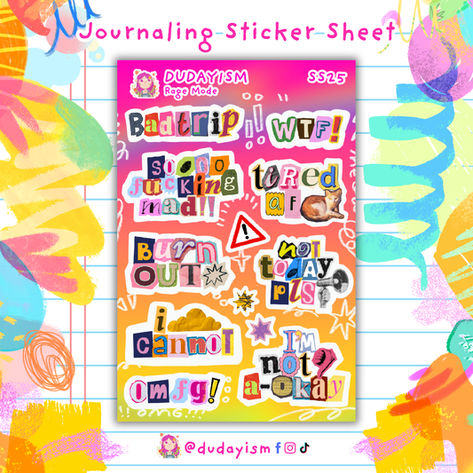 Rage Mode - Sticker Sheet